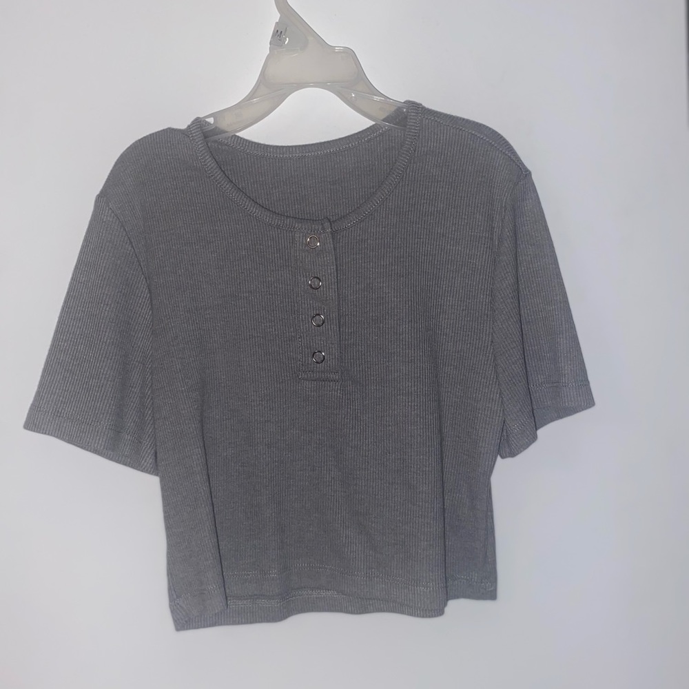 Shein cropped shirt